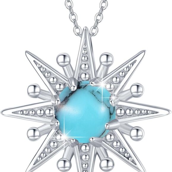 Sun Star Moon Necklace 925 Sterling Silver I Love You to The Moon and Back Neckl - Picture 1 of 8